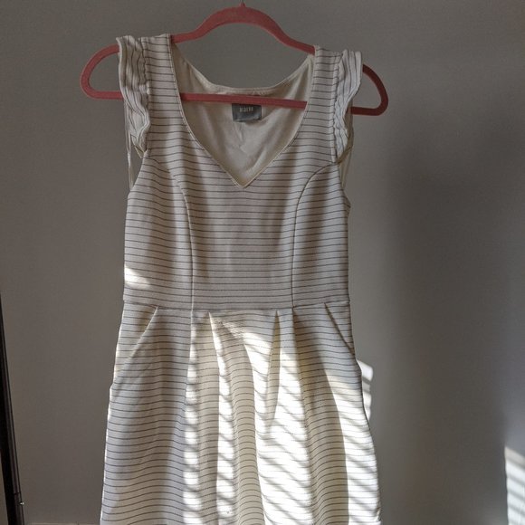 Maeve Anthropologie Striped Dress V-Cut - Picture 1 of 3